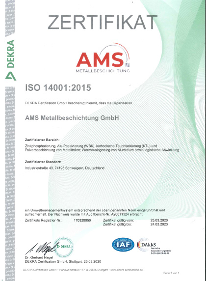 ISO-14001-Zertifikat als PDF-Datei